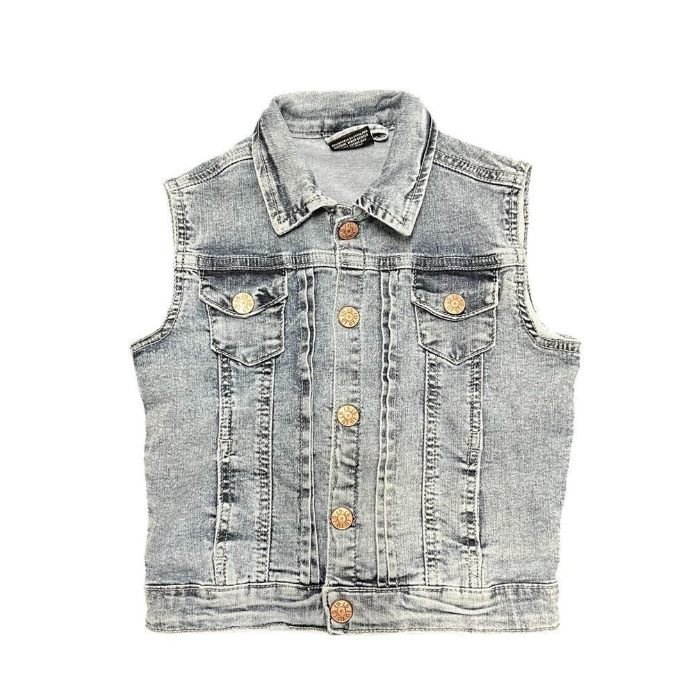 Little Bipsy Denim Vest, NWOT, 18-24 months